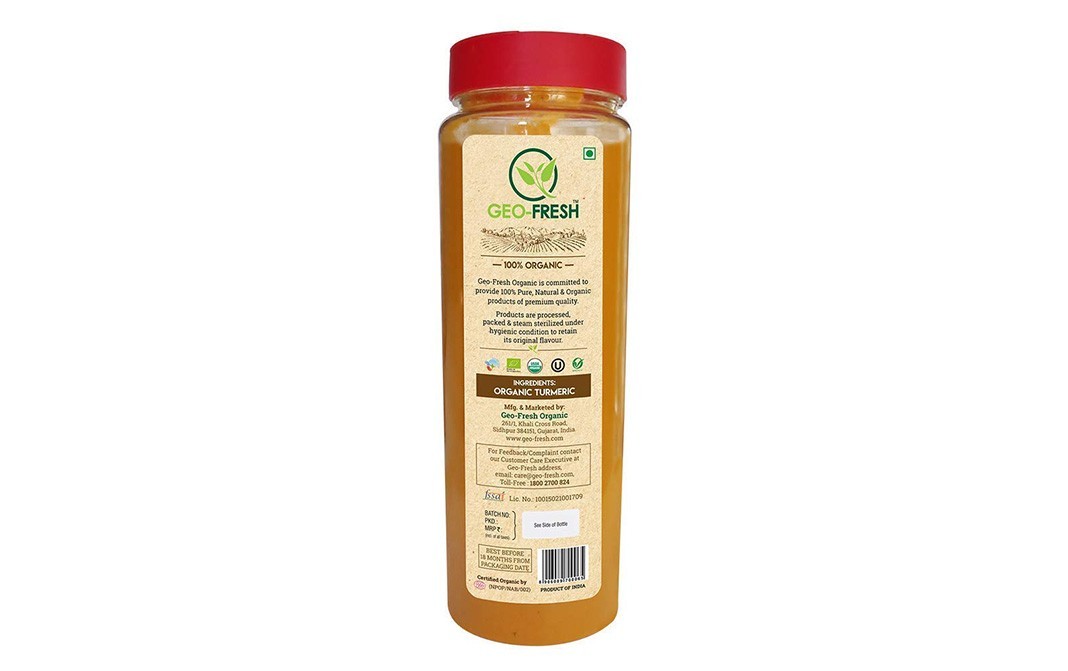 Geo-Fresh Organic Turmeric Powder    Bottle  425 grams